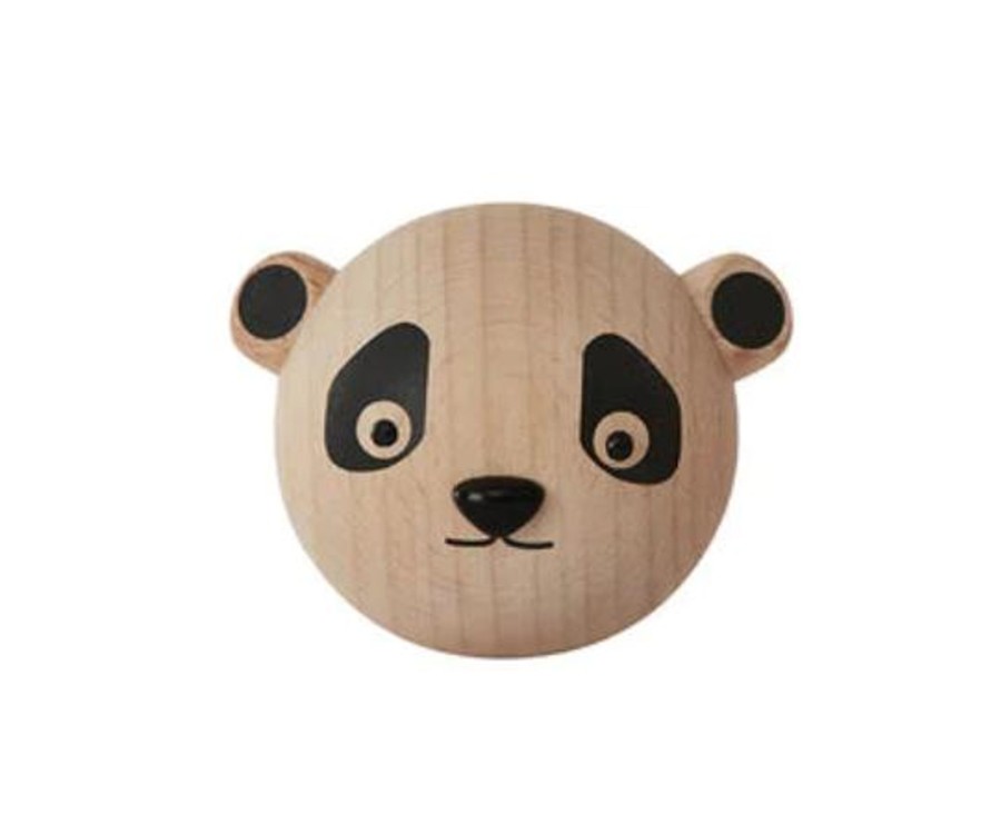 Kid'S Room OyOy | Oyoy Mini Wall Hook - Panda