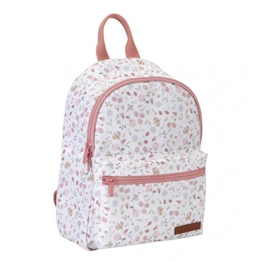 Wardrobe Little Dutch Backpacks & Bags | Little Dutch Backpack - Flowers Butterflies