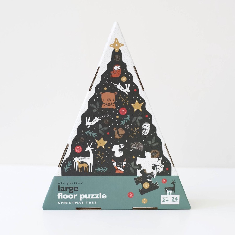 Play Wee Gallery | Wee Gallery Large Floor Puzzle - Christmas Tree