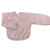 Meal Time Silly Billyz | Silly Billyz Towel Long Sleeve Bib - Antique Pink