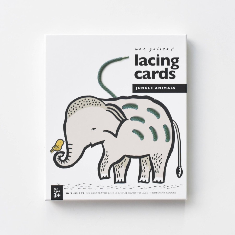 Play Wee Gallery | Wee Gallery Lacing Cards - Jungle Animals