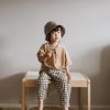 Wardrobe Organic Zoo Organic Zoo | Organic Zoo - Olive Gingham Fisherman Pants