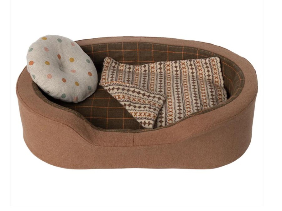 Play MAILEG | Maileg Dog Basket - Brown