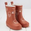 Play Grass & Air | Grass Air Colour-Changing Winter Wellies - Burnt Orange