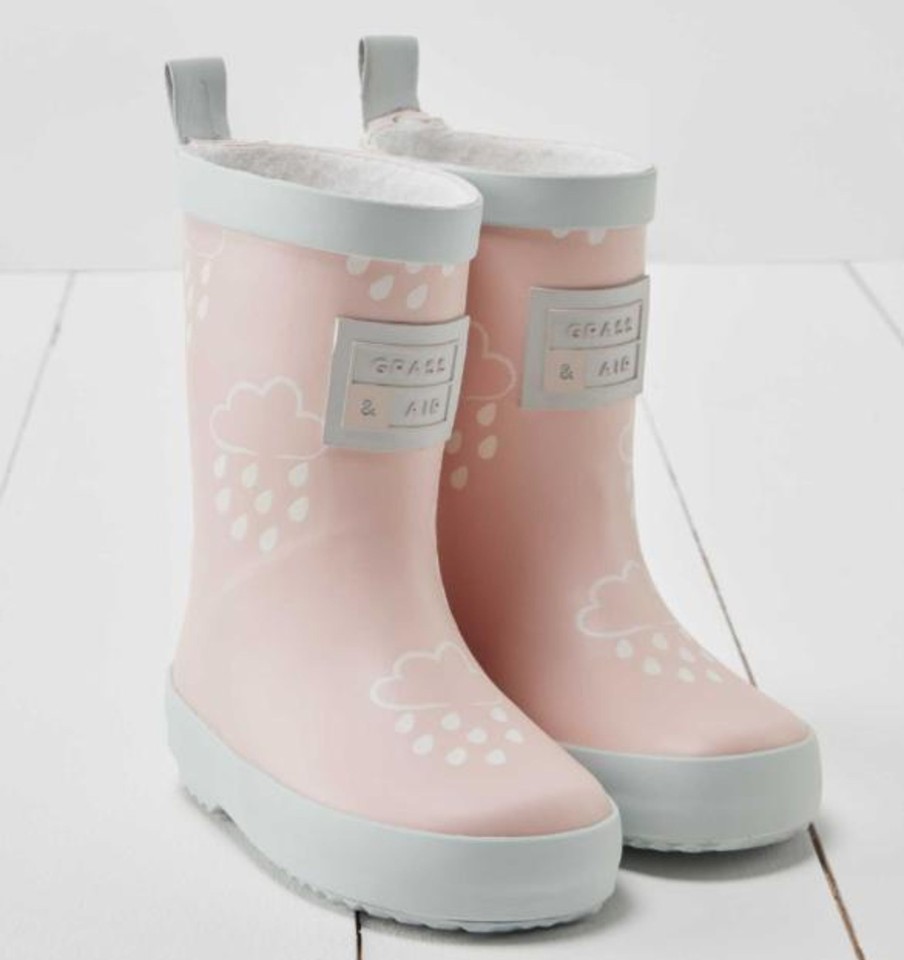 Wardrobe Grass & Air | Grass Air Colour-Revealing Wellies - Pale Pink