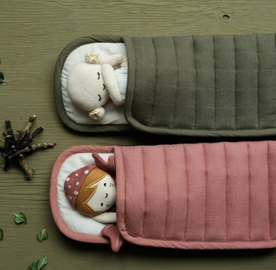 Play Fabelab | Fabelab Doll Sleeping Bag - Olive