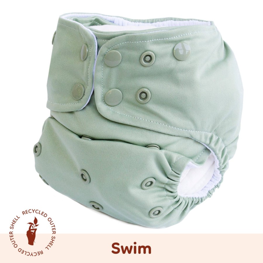 Wardrobe Lighthouse Kids Company | Cloth Diapers | Cloth Nappy Swim | Lighthouse Kids Company Swim Cloth Diaper - Seafoam