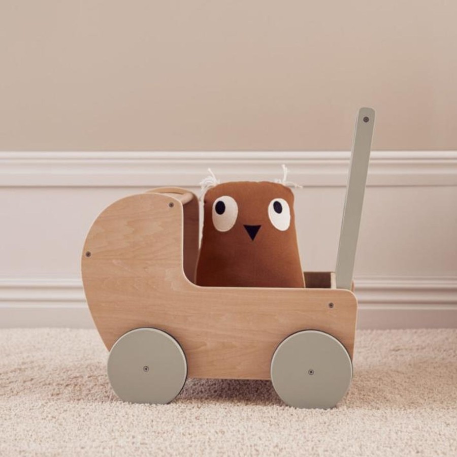 Play Kids Concept | Kid'S Concept Doll Pram - Natural