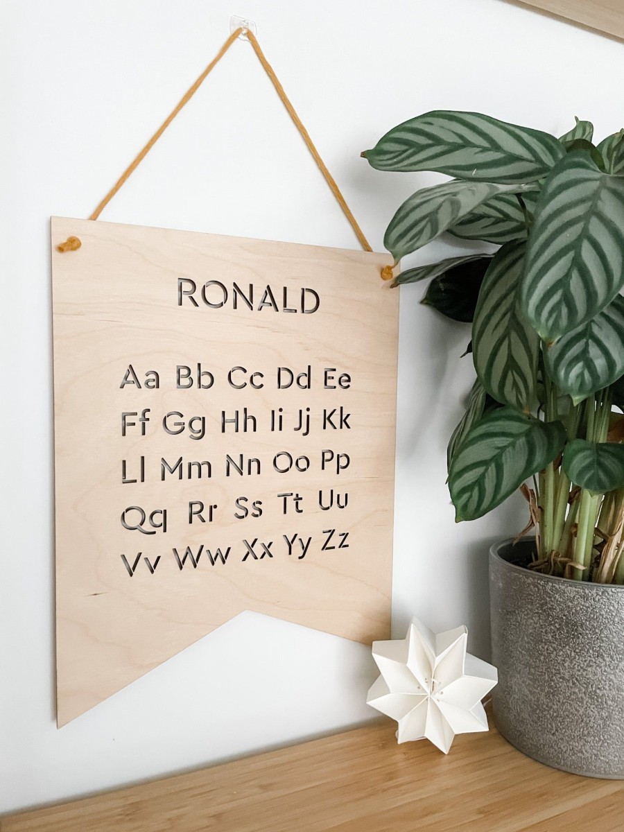 Kid'S Room Fox & Bramble | Custom Alphabet Hanging