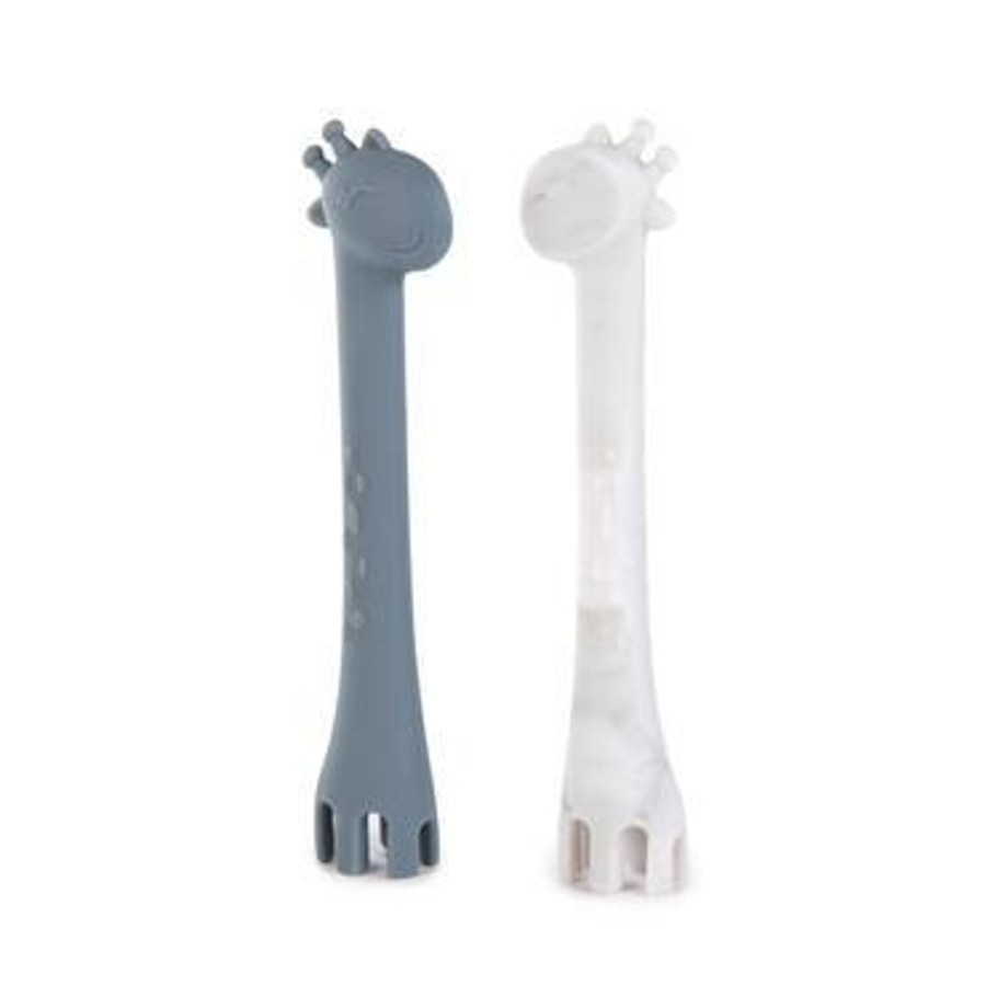 Meal Time Boo Chew | Boo Chew First Utensils - Graphite