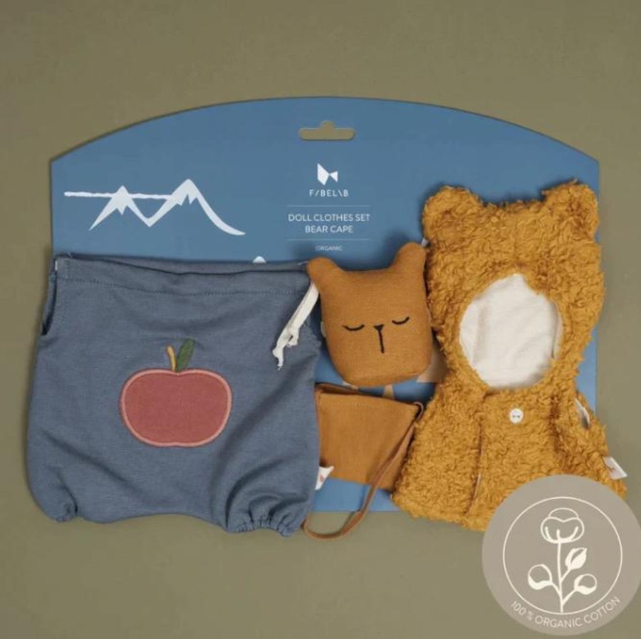 Play Fabelab | Fabelab Doll Clothes Set - Bear Cape