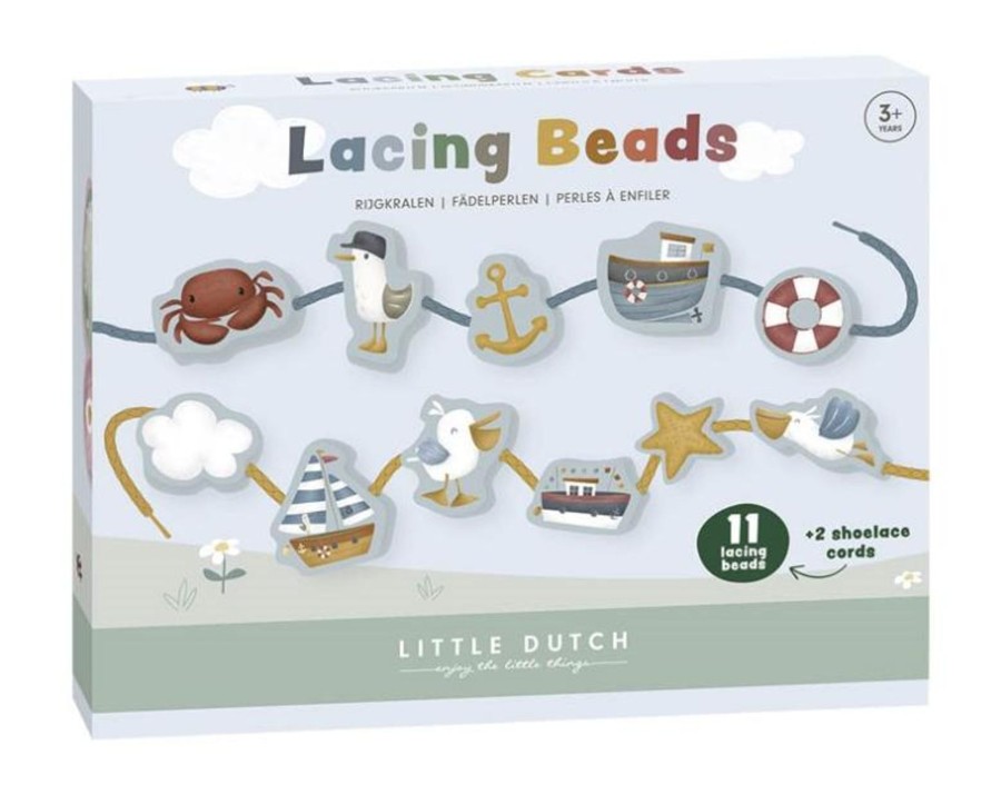 Play Little Dutch | Little Dutch Lacing Beads - Sailors Bay