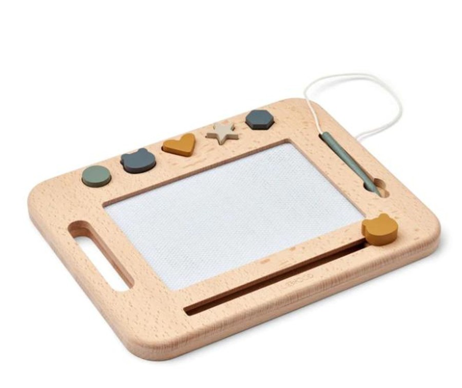 Play Liewood | Liewood Veneda Drawing Activity Board - Faune Green Multi Mix