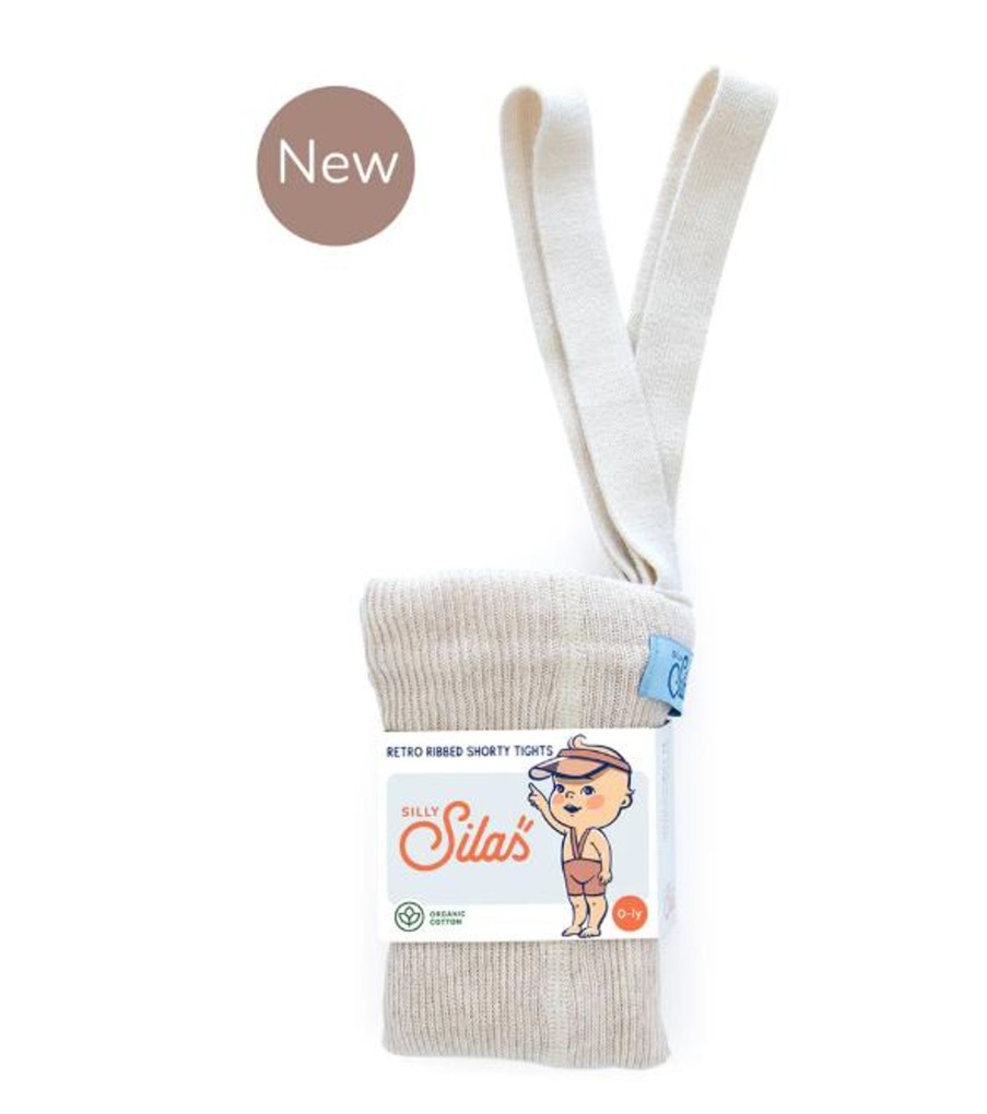 Wardrobe Silly Silas Socks & Tights | Silly Silas Shorty Tights With Braces - Cream Blend