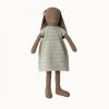 Play MAILEG | Maileg Bunny Size 4 - Brown Knitted Dress