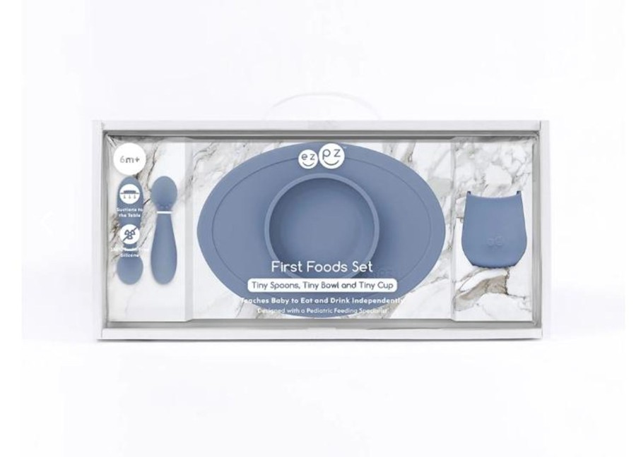 Meal Time EzPz | Ezpz Tiny First Foods Set - Indigo