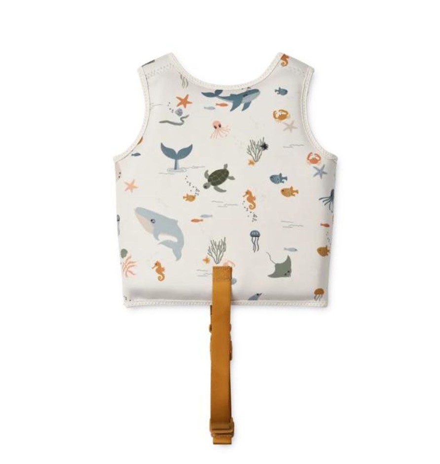 Wardrobe Liewood Swim | Liewood Dove Swim Vest - Sea Creature / Sandy Mix