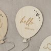 Laser Designs Fox & Bramble | Balloon Baby Announcement - Hello Little One