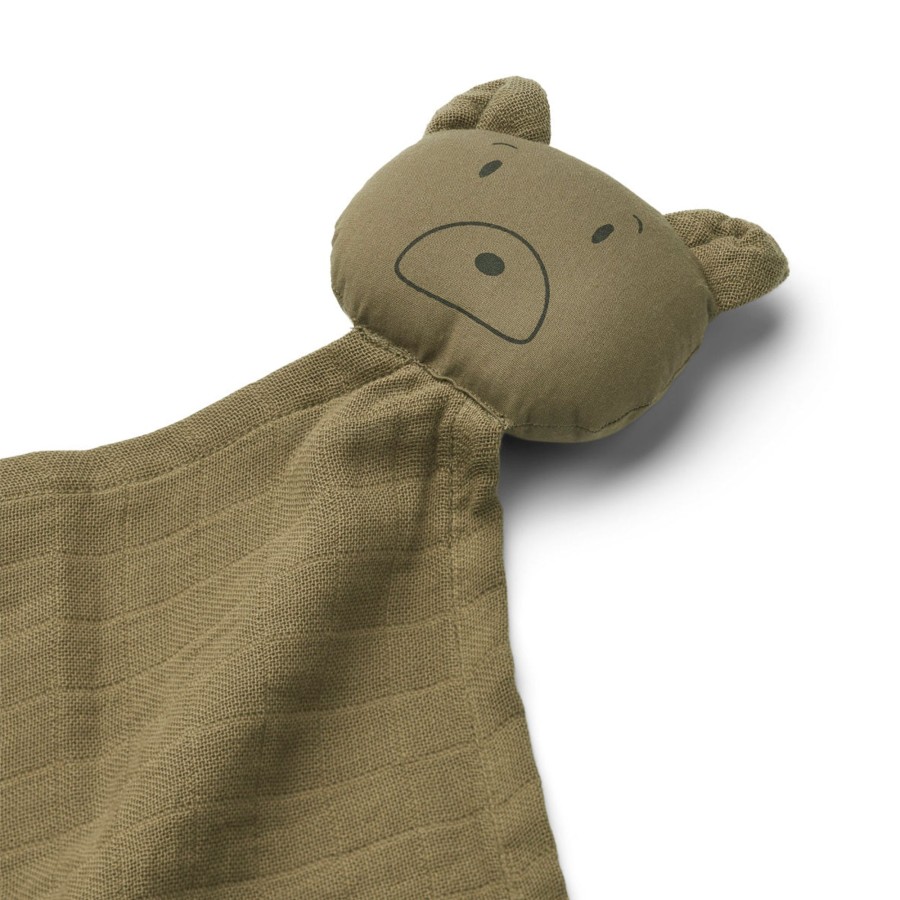 Baby Care Liewood | Liewood Robbie Multi Muslin Cloth - Mr Bear / Khaki