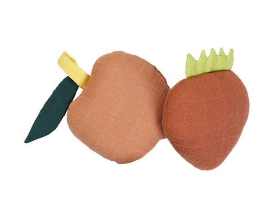 Play Fabelab | Fabelab Rattle - Strawberry Offcuts