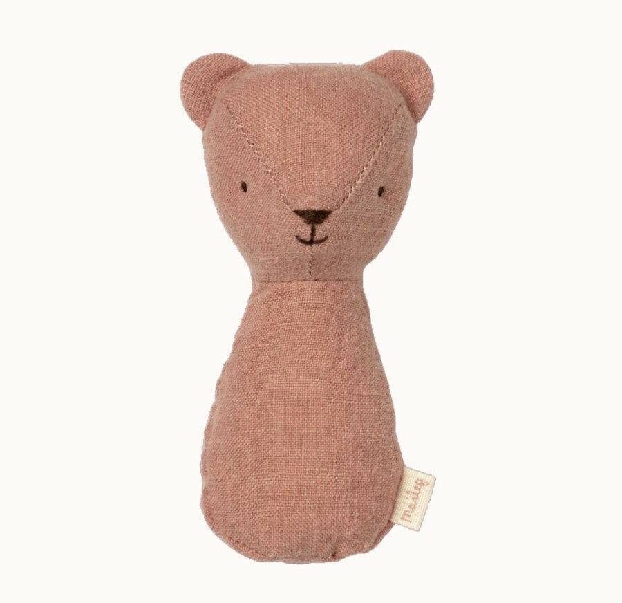 Play MAILEG | Maileg Teddy Rattle - Old Rose