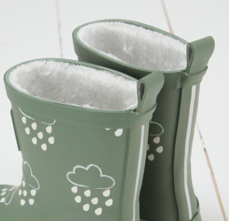 Wardrobe Grass & Air | Grass Air Colour-Changing Winter Wellies - Khaki