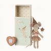 Play MAILEG | Maileg Tooth Fairy Mouse In Matchbox - Rose