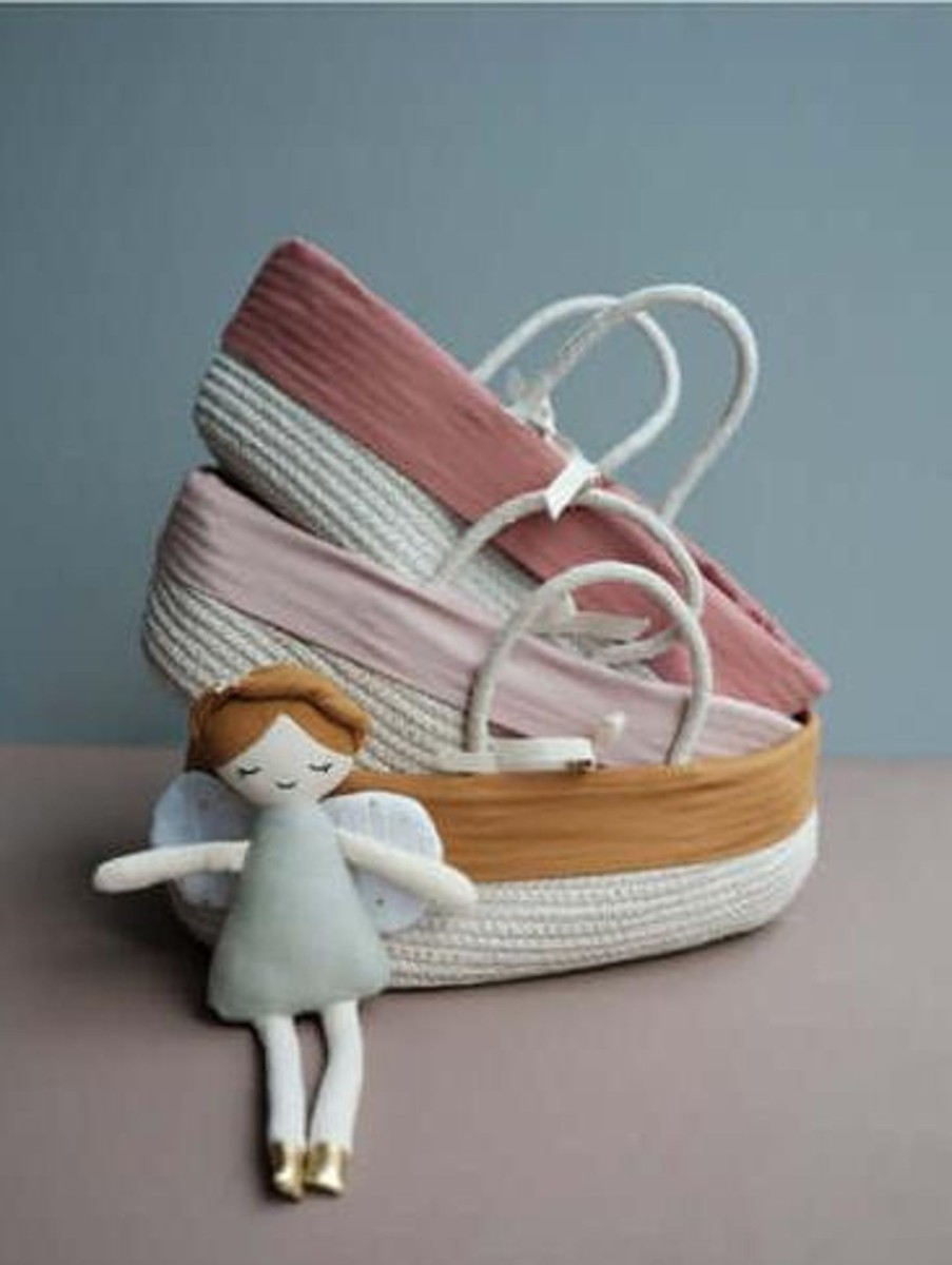 Play Fabelab | Fabelab Doll Basket With Cover - Ochre