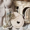 Laser Designs Fox & Bramble | Personalised Easter Bunny'S Magic Key | Easter Decor | Laser Engraved