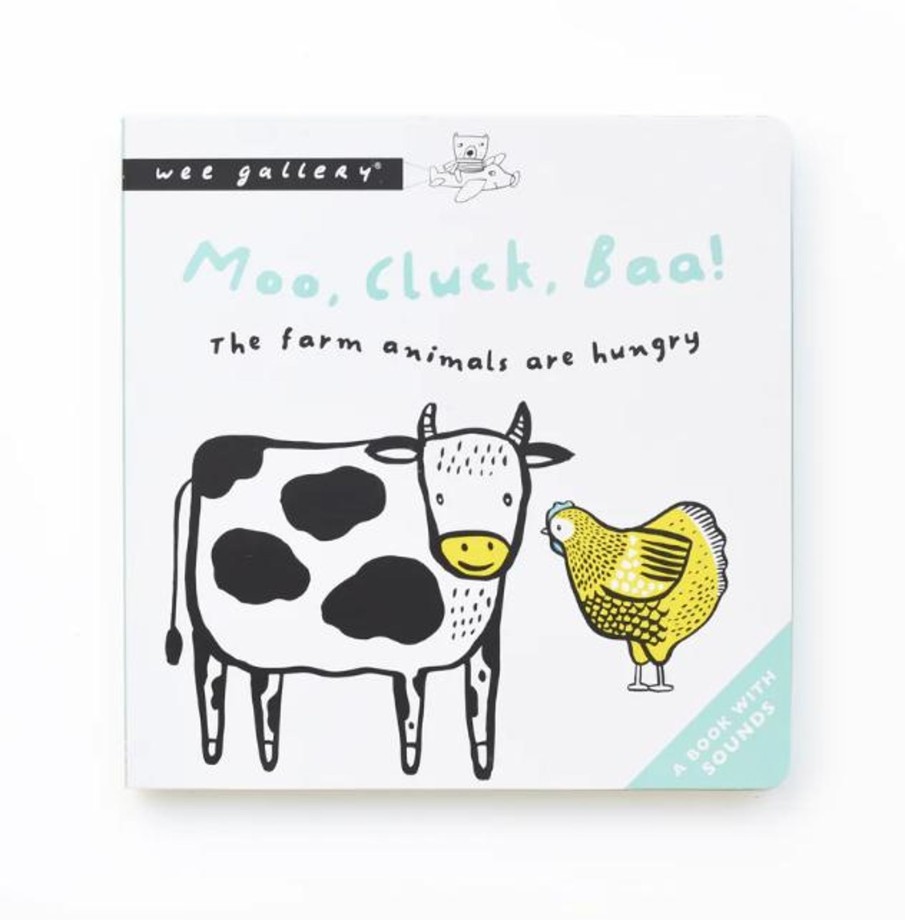 Play Wee Gallery | Wee Gallery Sound Book - Moo, Cluck, Baa!