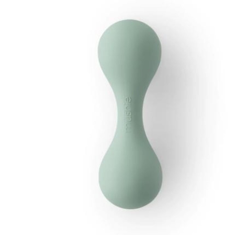 Play Mushie | Mushie Rattle Toy - Cambridge Blue