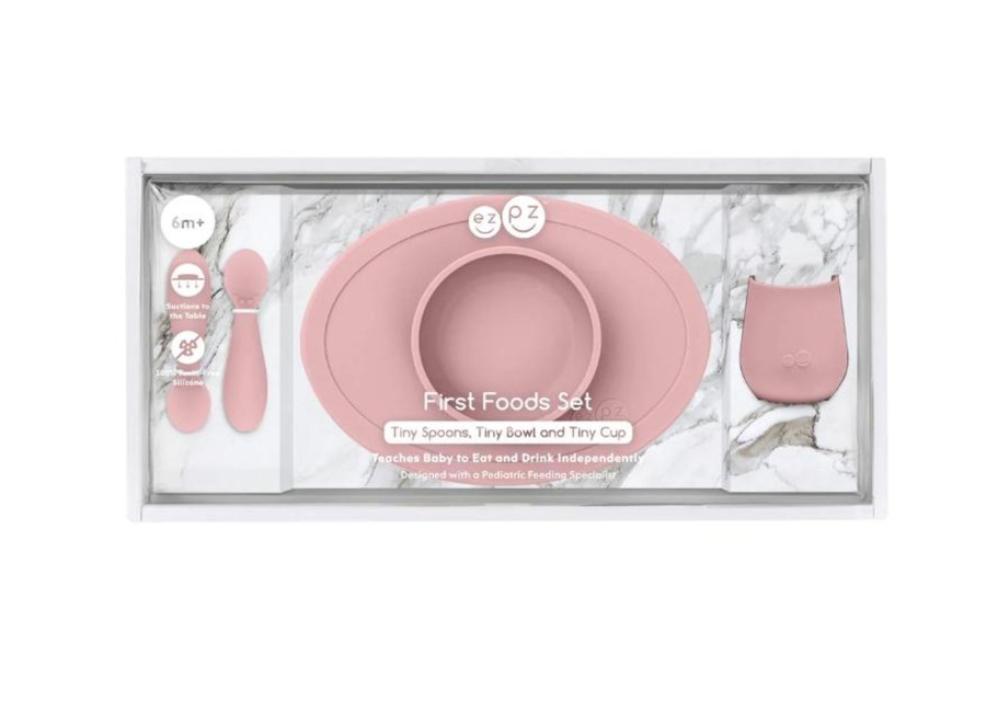 Meal Time EzPz | Ezpz Tiny First Foods Set - Blush