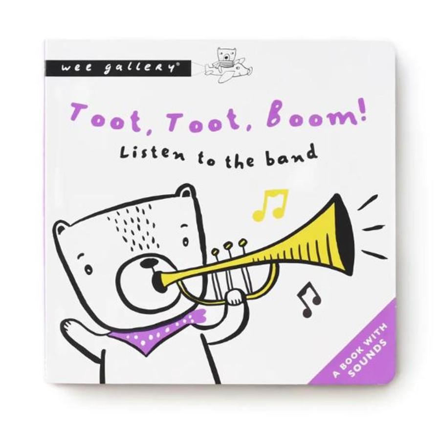 Play Wee Gallery | Wee Gallery Sound Book - Toot, Toot, Boom!