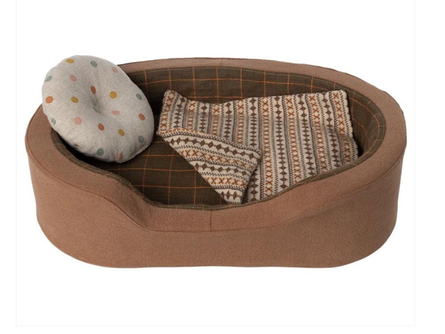 Play MAILEG | Maileg Dog Basket - Brown