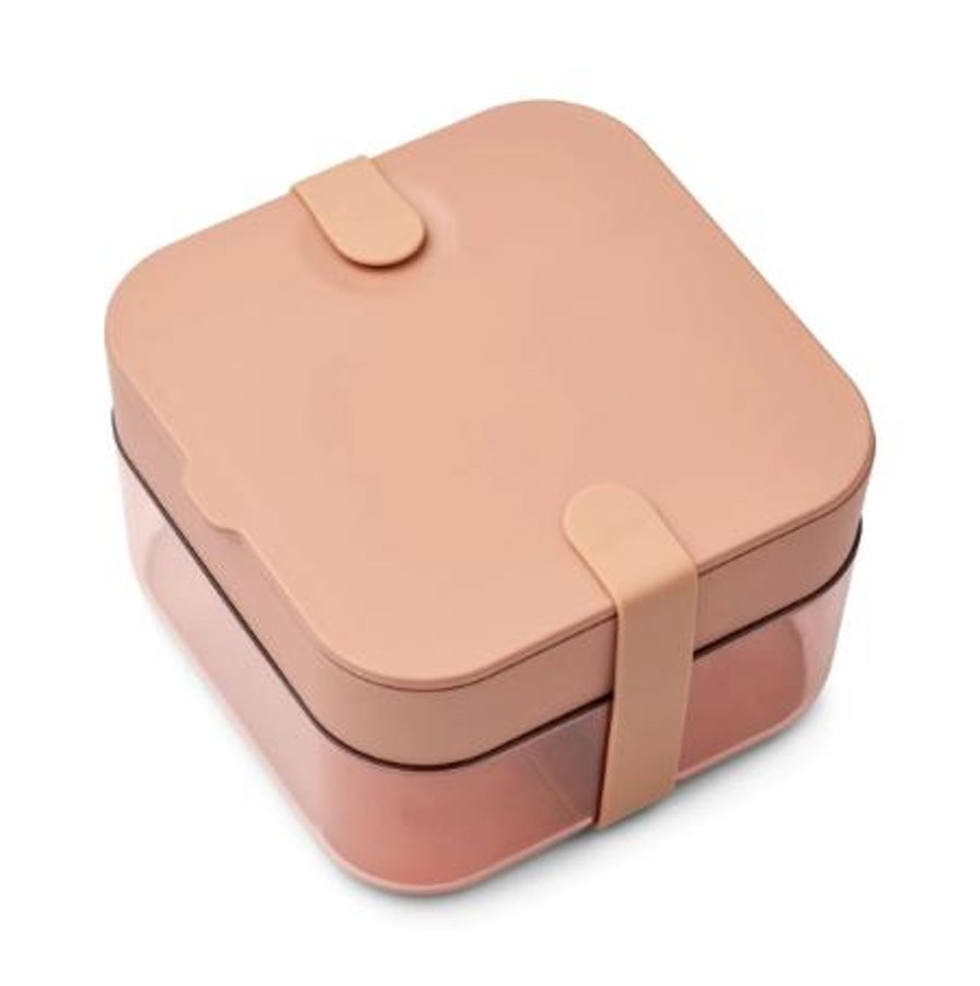 Meal Time Liewood | Liewood Amandine Bento Box - Tuscany Rose / Dusty Raspberry