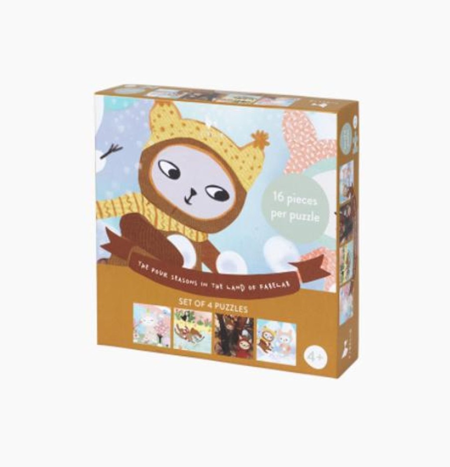 Play Fabelab | Fabelab Puzzle Four Seasons - Set Of 4