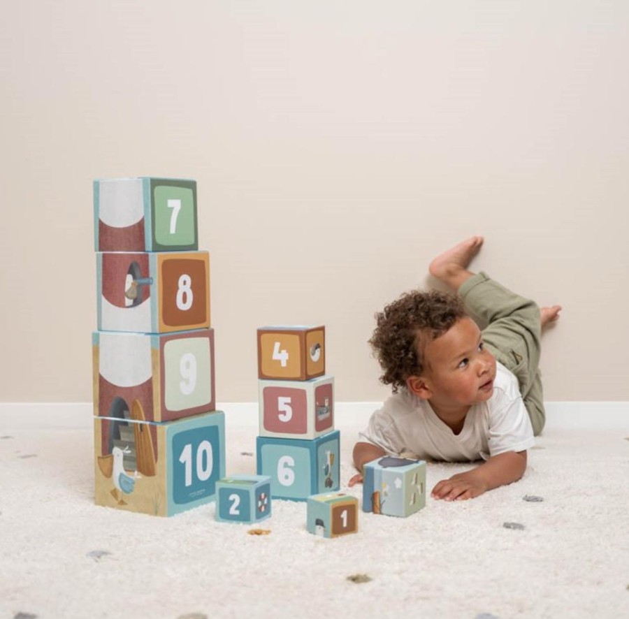 Play Little Dutch | Little Dutch Cardboard Stacking Blocks - Sailors Bay