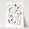 Kid'S Room Kid of the Village | Kid Of The Village A4 Wildflowers Print