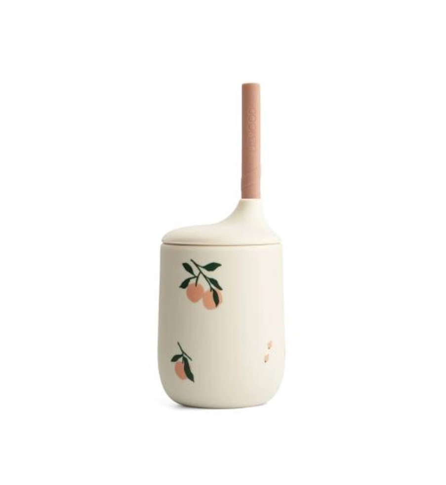 Meal Time Liewood | Liewood Ellis Sippy Cup - Peach / Sea Shell Mix