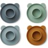 Meal Time Liewood | Liewood Janus Egg Cup 4-Pack - Mr Bear / Blue Multi Mix