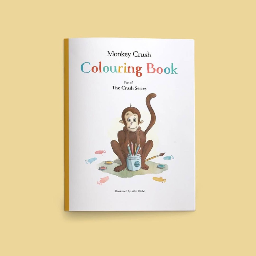 Play The Crush Series | The Crush Series Colouring Book - Monkey Crush