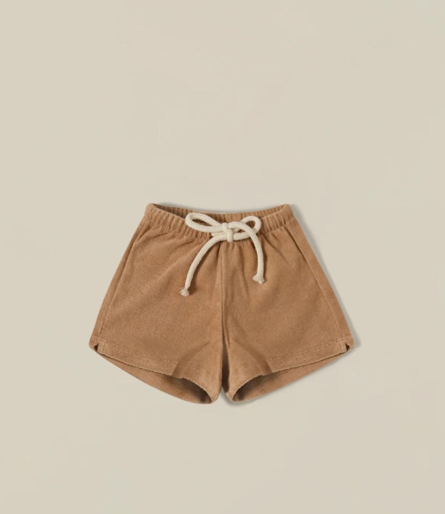 Wardrobe Organic Zoo Organic Zoo | Organic Zoo - Gold Terry Rope Shorts