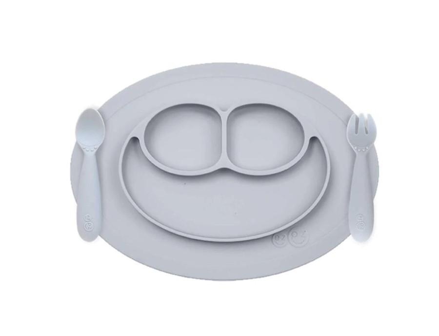 Meal Time EzPz | Ezpz Mini Feeding Set - Pewter