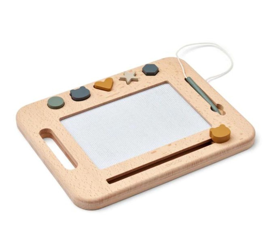 Play Liewood | Liewood Veneda Drawing Activity Board - Faune Green Multi Mix