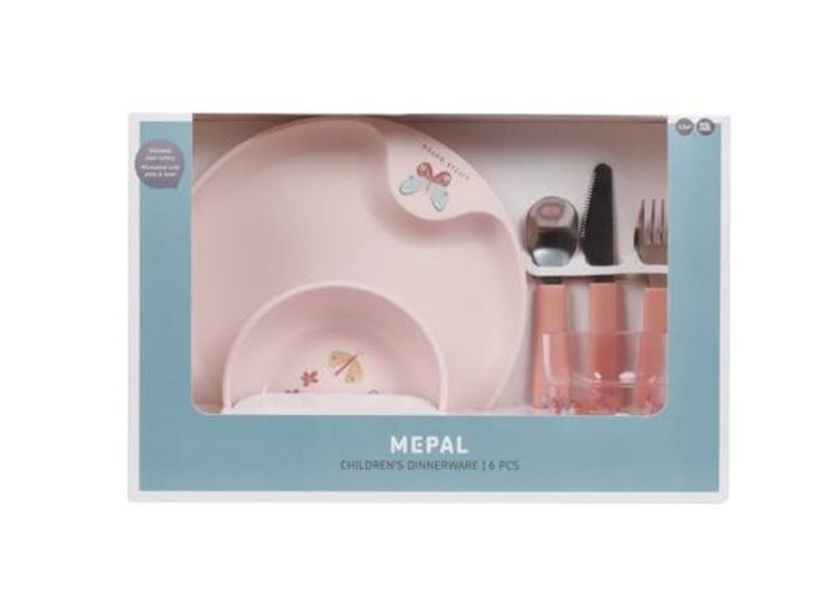 Meal Time Little Dutch | Little Dutch Mepal Dinnerware Set - Flowers Butterflies