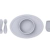 Meal Time EzPz | Ezpz Tiny First Foods Set - Pewter