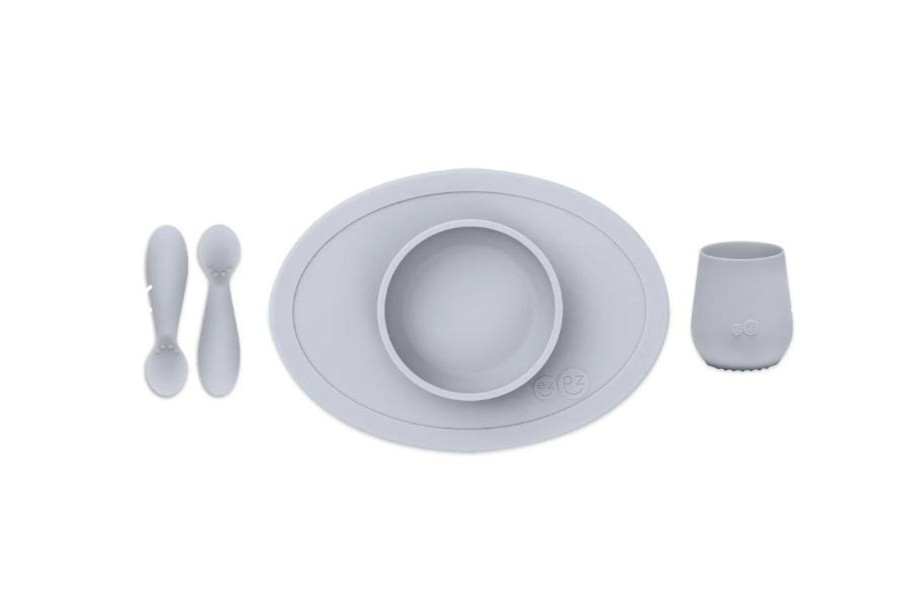 Meal Time EzPz | Ezpz Tiny First Foods Set - Pewter