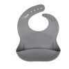 Meal Time Boo Chew | Boo Chew Bib - Graphite