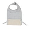 Meal Time Fabelab | Fabelab Feeding Bib - Icy Grey