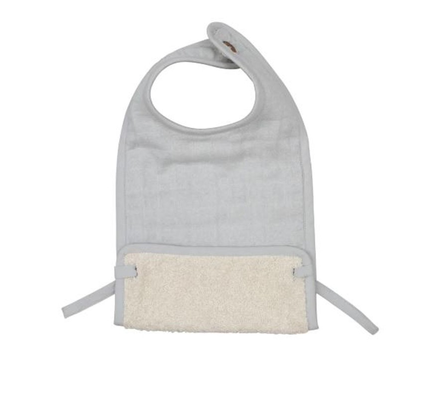 Meal Time Fabelab | Fabelab Feeding Bib - Icy Grey